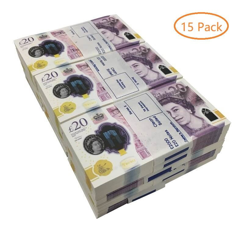 NEW EDITION PROP MONEY UK £20 GBP POUNDS REALISTIC MONEY