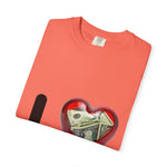 Load image into Gallery viewer, I Love Money Unisex Garment-Dyed T-Shirt
