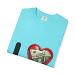 Load image into Gallery viewer, I Love Money Unisex Garment-Dyed T-Shirt

