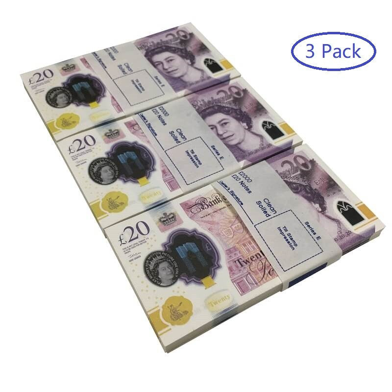 NEW EDITION PROP MONEY UK £20 GBP POUNDS REALISTIC MONEY