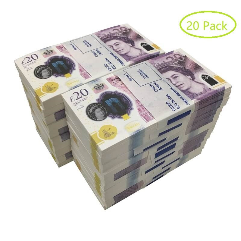 NEW EDITION PROP MONEY UK £20 GBP POUNDS REALISTIC MONEY