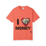 Load image into Gallery viewer, I Love Money Unisex Garment-Dyed T-Shirt
