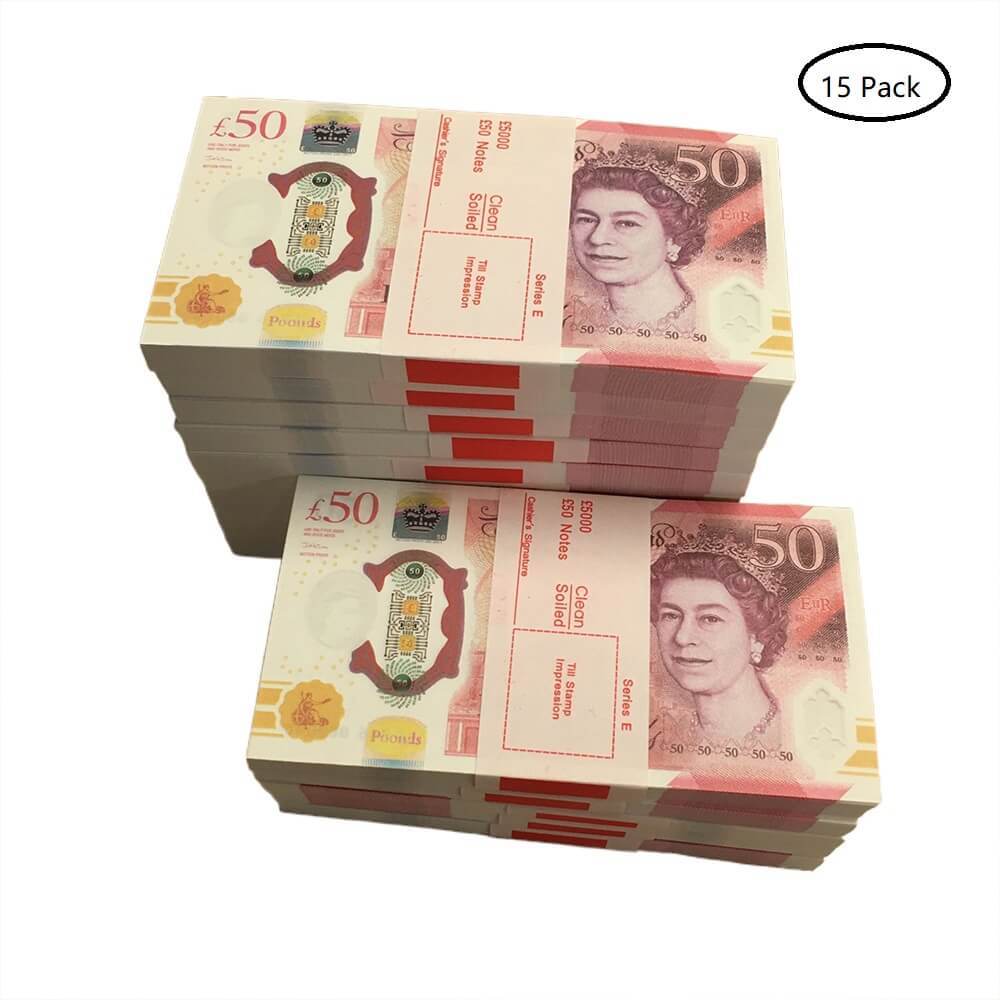 NEW EDITION | UK PROP MONEY | UK POUNDS GBP BANK NEW £50