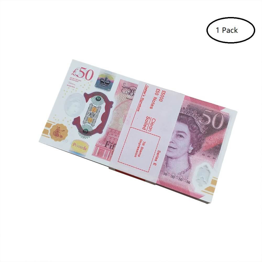 NEW EDITION | UK PROP MONEY | UK POUNDS GBP BANK NEW £50