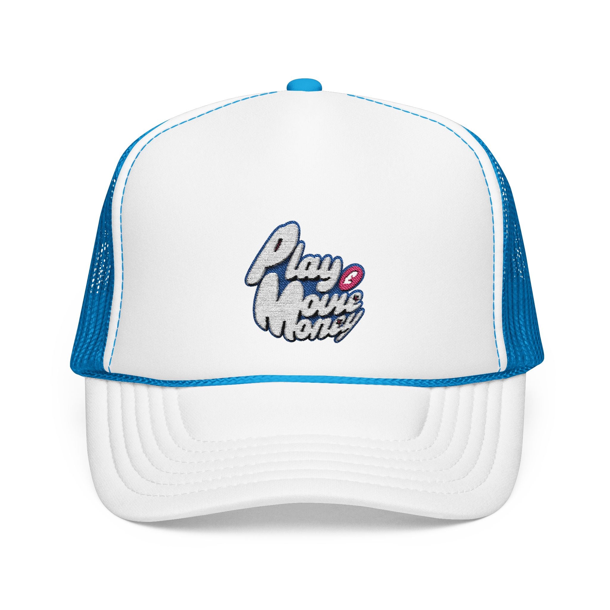 Embroidered Foam Trucker Hat - Play More Money