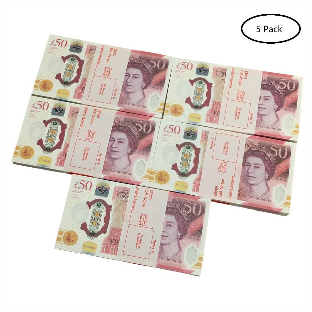 NEW EDITION | UK PROP MONEY | UK POUNDS GBP BANK NEW £50