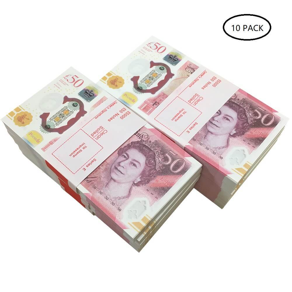 NEW EDITION | UK PROP MONEY | UK POUNDS GBP BANK NEW £50