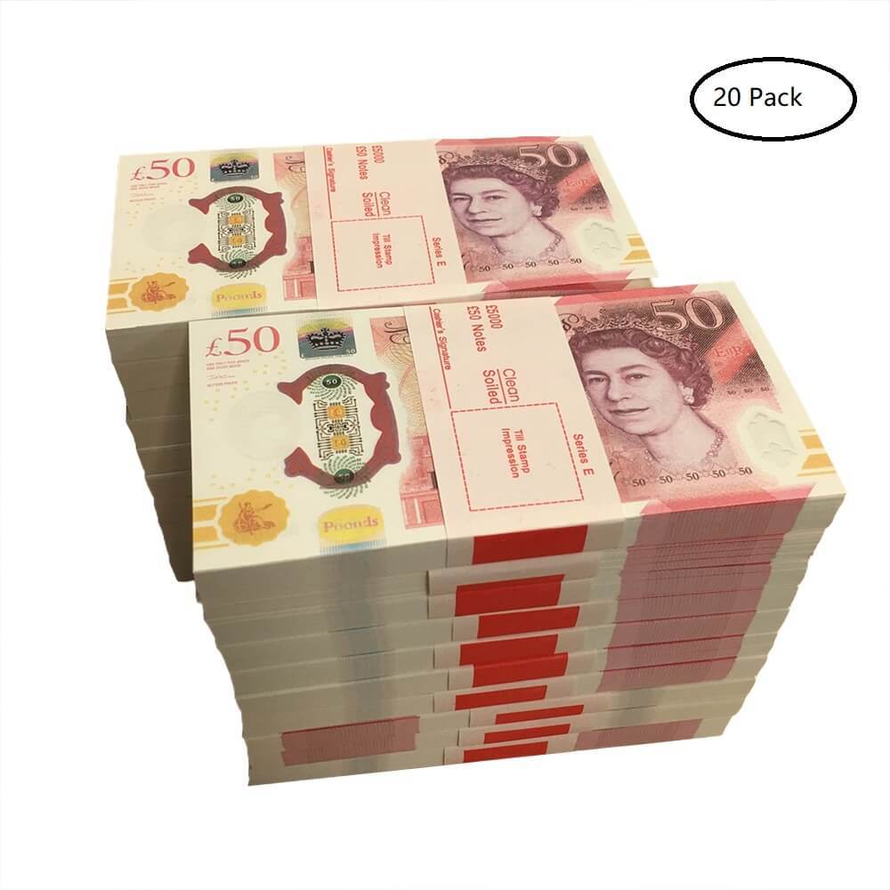 NEW EDITION | UK PROP MONEY | UK POUNDS GBP BANK NEW £50