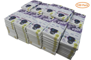 NEW EDITION PROP MONEY UK £20 GBP POUNDS REALISTIC MONEY
