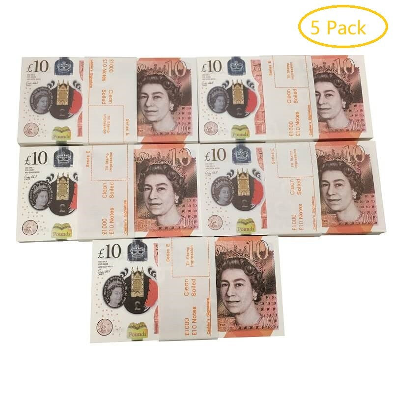 PROP MONEY UK POUNDS GBP BANK £10 BRITISH POUNDS