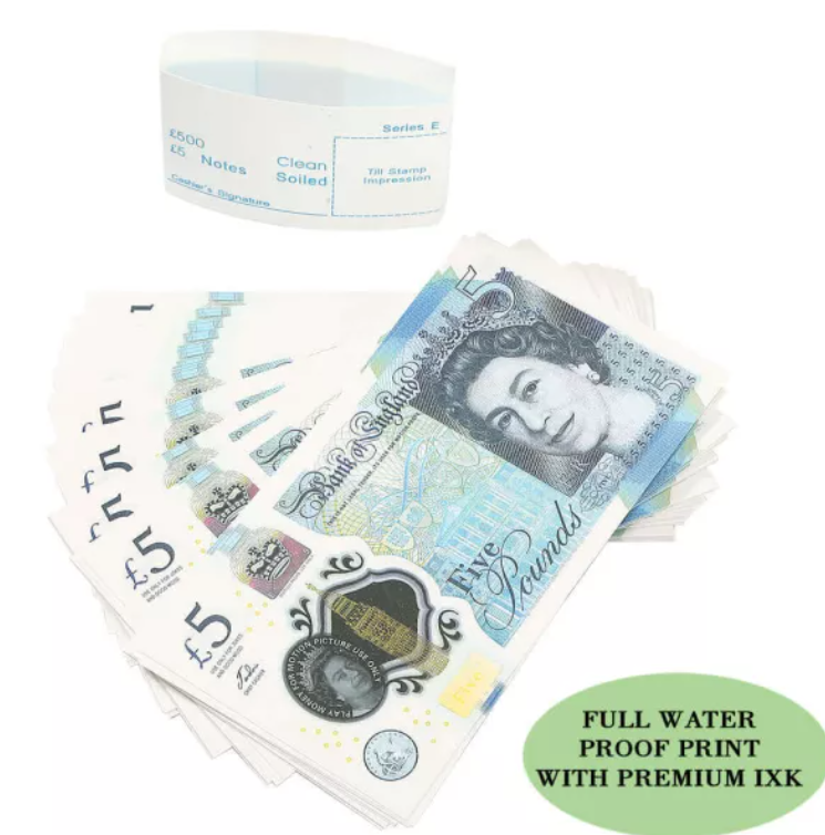 PROP MONEY | UK PROP MONEY | UK POUNDS GBP BANK £5