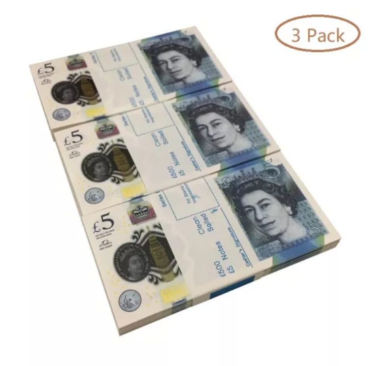 PROP MONEY | UK PROP MONEY | UK POUNDS GBP BANK £5