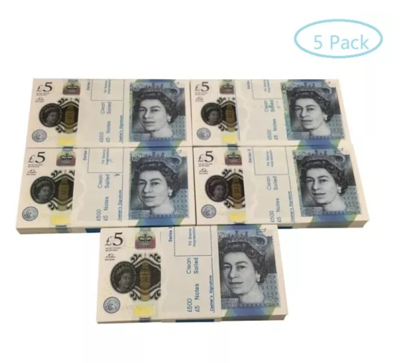 PROP MONEY | UK PROP MONEY | UK POUNDS GBP BANK £5