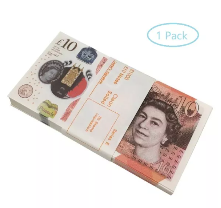 PROP MONEY UK POUNDS GBP BANK £10 BRITISH POUNDS