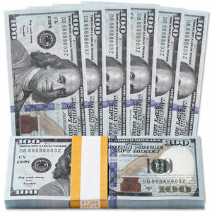 NEW EDITION PROP MONEY US $100 USD DOLLAR BILLS