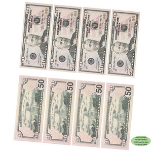 NEW EDITION PROP MONEY US $50 USD DOLLAR BILLS