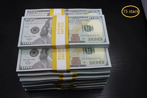 NEW EDITION PROP MONEY US $100 USD DOLLAR BILLS