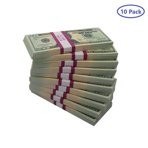 NEW EDITION PROP MONEY US $20 USD DOLLAR BILLS