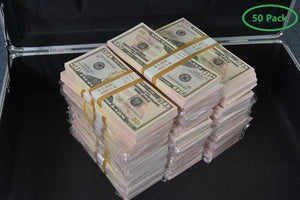 NEW EDITION PROP MONEY US $50 USD DOLLAR BILLS