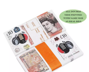 PROP MONEY UK POUNDS GBP BANK £10 BRITISH POUNDS