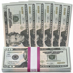 Load image into Gallery viewer, NEW EDITION PROP MONEY US $20 USD DOLLAR BILLS
